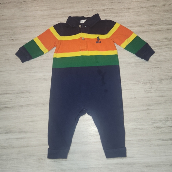 Ralph Lauren Baby Boy One Piece Size 9 Months A1 - Picture 1 of 3